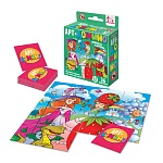 Игра настольная " Русский стиль " Арт-домино Принцессы и драконы, состав: 36 картонных карточек, правила, картонная упаковка 8,8*9*3см, от 4лет