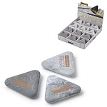 Ластик " Bruno Visconti " Carrara, 36*40*8мм, треуголный, синтетический каучук, картонный дисплей