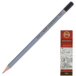 Карандаш ч/гр " Koh-i-Noor " Hardtmuth 5B шестигранный, деревянный, цвет корпуса - серый, заточенный, картонная упаковка