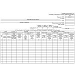 Бланк " Сведения о показаниях счетчиков ККМ и выручке организации " А4 газетка