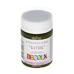 Акрил шелк/батик " Decola " 50мл хаки