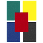 Тетрадь А5 96л клетка " Типография " бумвинил Ассорти (без возможности выбора цвета), офсет, на скобе