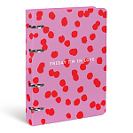 Тетрадь на кольцах А5 80л клетка " Lorex " Joy, офсет, обложка - искуственная кожа