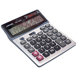 Калькулятор настольный 12 разрядов " deVente " DD-1200, 140*178*46мм, двойное питание, черный