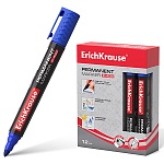 Маркер " Erich Krause " P-400 синий 0,8-2,2мм пулевидный наконечник перманентный