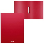 Папка 2 кольца " Erich Krause " А4 24мм Matt Classic красная, пластик 0,40мм, с текстурой поверхности " песок "