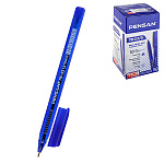 Ручка шариковая " Pensan " Triangle 1,0мм, синяя, трехгранный корпус