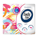 Прокладки гигиенические 10шт " Emily Style " Классик Нормал, ультратонкие