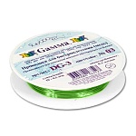 Проволока " Gamma " №05 d=0,3мм, 10м, зеленая, металлическая
