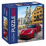 Пазлы " Hatber " 250элементов Super cars 28*40см, картонная упаковка