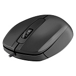 Мышь " Defender " MB-507 Alpha проводная оптическая, бесшумная, 3 кнопки, черная, 1000 DPI, кабель USB 1,8м