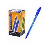 Ручка шарик. "FLAIR" STAR, пластик, прозрачный корпус, 1 мм, синяя КАЧЕСТВО!!!
