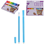 Фломастеры " Bruno Visconti " Easycolor 24цв, шестигранные, вентилируемый колпачок, картонная упаковка, европодвес