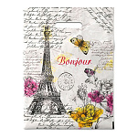 Пакет ПЭ " Интерпак " с вырубной ручкой ПВД, 30*40см 30мкм Елисейские поля