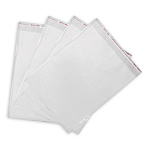 Пакет с клеевым клапаном 80*60см 25мкм, размер клеевого клапана 5см, 100шт в упаковке