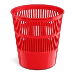 Корзина для бумаг " Erich Krause " Classic 9л красная, сетчатая, из прочного легкого материала
